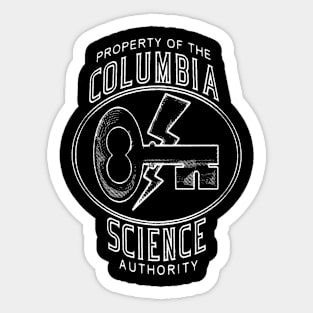 Columbia Science Authority (white) Sticker